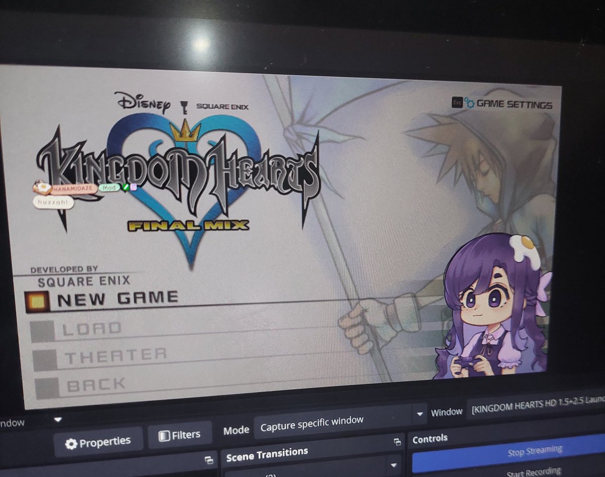 Currently streaming Kingdom Hearts on twitch!!! twitch.tv/cryidek
