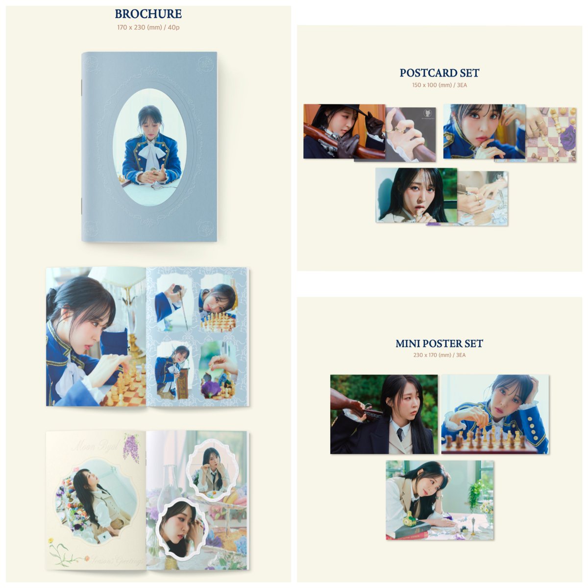 cikinmoss's tweet image. MOONBYUL 2026 SG Loose Set

📌EXCLUDE LOCAL POSTAGE

•Outbox+Desk Cal+Folded Poster - RM30
•Brochure+Postcard Set+Mini Poster Set - RM30
•Selfie pc+Concept pc+Deco Sticker - RM70
•Monthly P+Digital P+POB Set - RM45

Limited slots, DM if interested🤗

#pasarmamamoo #moonbyul