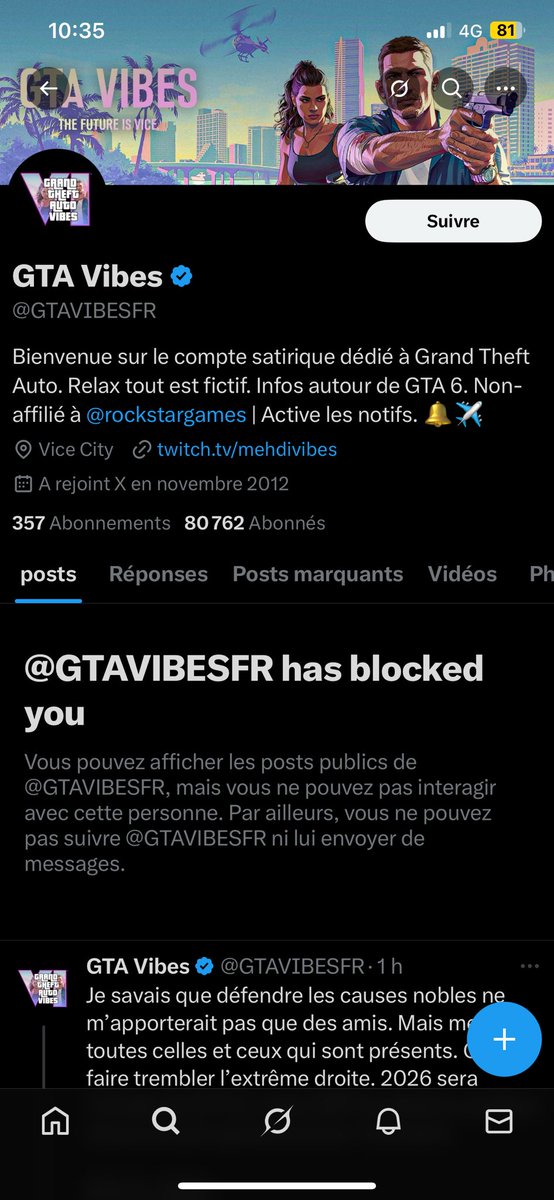 Chief_Rph's tweet photo. @GTAVIBESFR J’ai insulté Lucia de grosse pvte pour que tu me bloques sans raison ?? https://t.co/bP3VhOBOOk