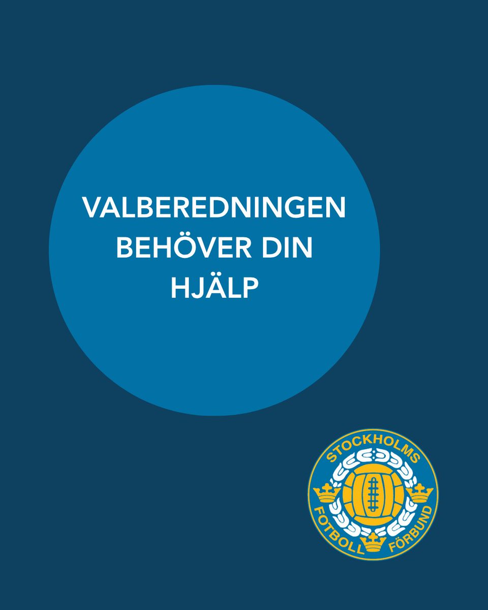 fotbollforbund's tweet photo. Valberedningen har påbörjat sitt arbete inför Stockholms FF:s kommande årsmöte och vill ha din hjälp med förslag på nya namn till styrelsen och disciplinnämnden. https://t.co/j6QeIt8GEr https://t.co/yqD7S2JSv1