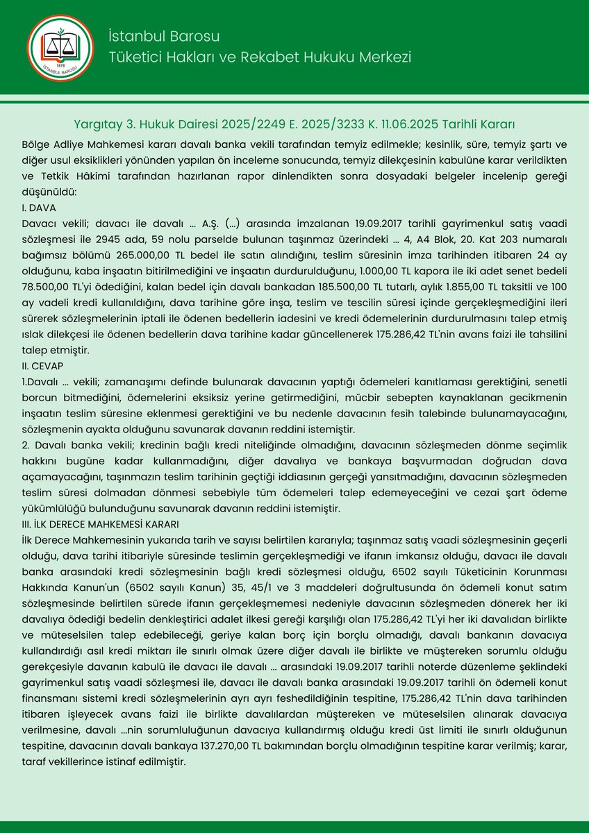 Tüketici Hakları ve Rekabet Hukuku Merkezi tweet media