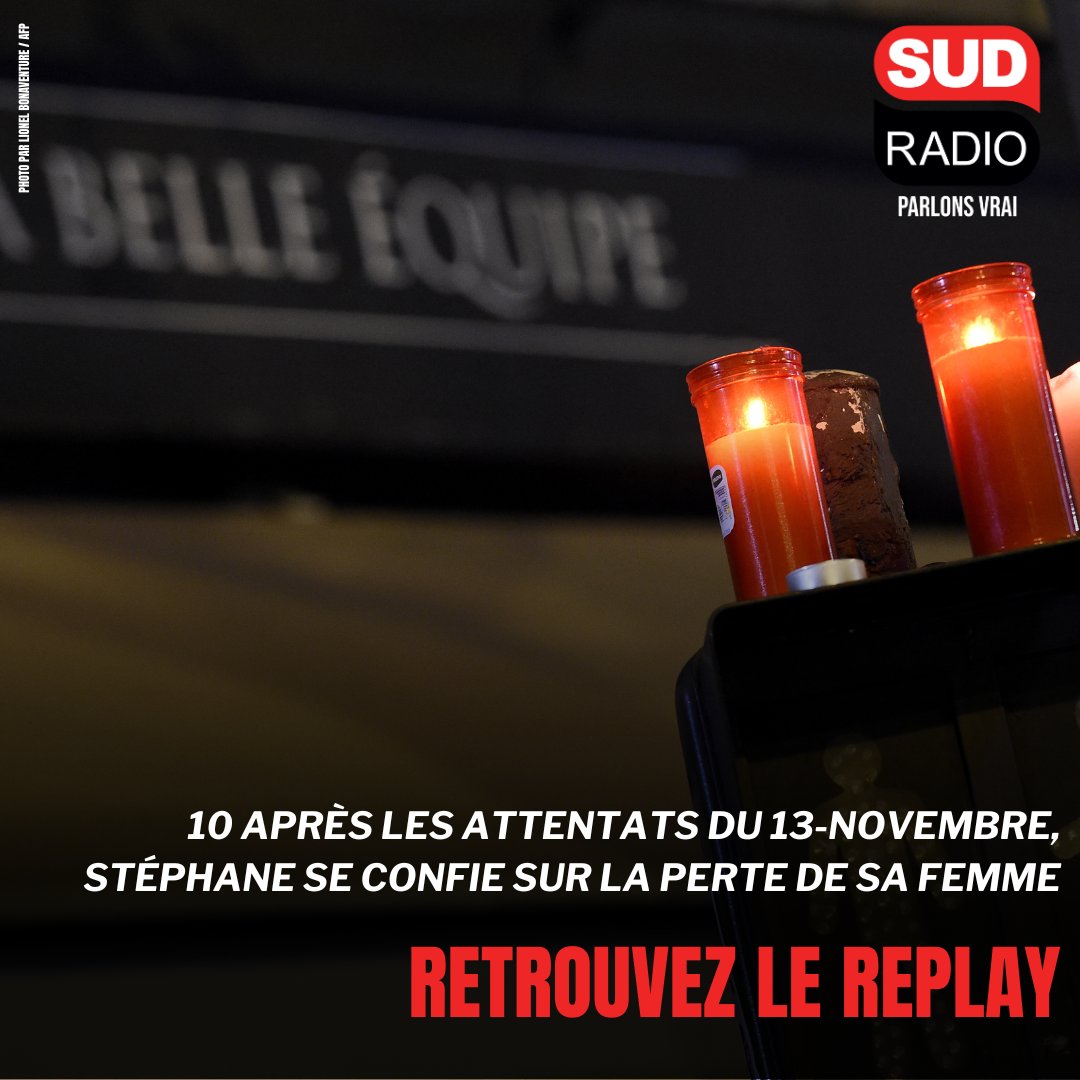 "Épouvantable" : 10 après les attentats du #13Novembre, Stéphane de Bourgies se confie sur la perte de sa femme

Il était l'invité de <a href="/PatrickRogerE/">Patrick Roger</a>. Retrouvez l'interview complète : sudradio.fr/emission/le-gr…