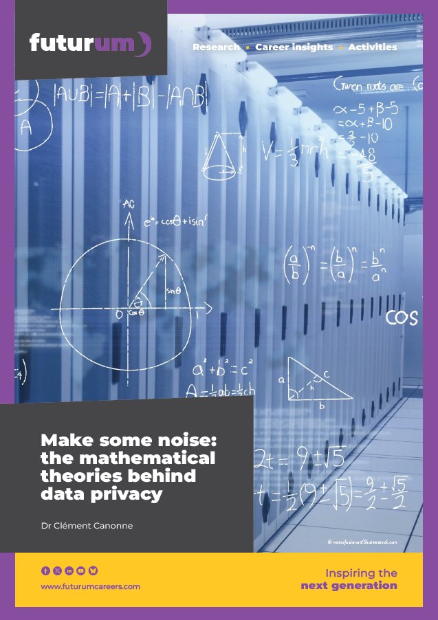 FUTURUMCareers's tweet photo. In our latest free teaching resource, we explore theoretical computer science with Dr Clément Canonne at The University of Sydney in Australia.

Clément is researching how advanced computational techniques can best future-proof our data, while maintaining efficiency.

https://t.co/xNND30BGWW