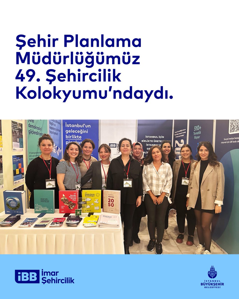 ibbimarsehir's tweet photo. Şehir Planlama Müdürlüğümüz, @SPO1969 Şehir Plancıları Odası’nın düzenlediği 49. Şehircilik Kolokyumu için Bursa’daydı.

Kenti katılımcılık, kamusal fayda ve bütüncül planlama ilkeleriyle ele alan bu sürece katkı sunan tüm ekip arkadaşlarımıza ve paydaşlarımıza teşekkür ederiz. https://t.co/Mbg5XvWl8S
