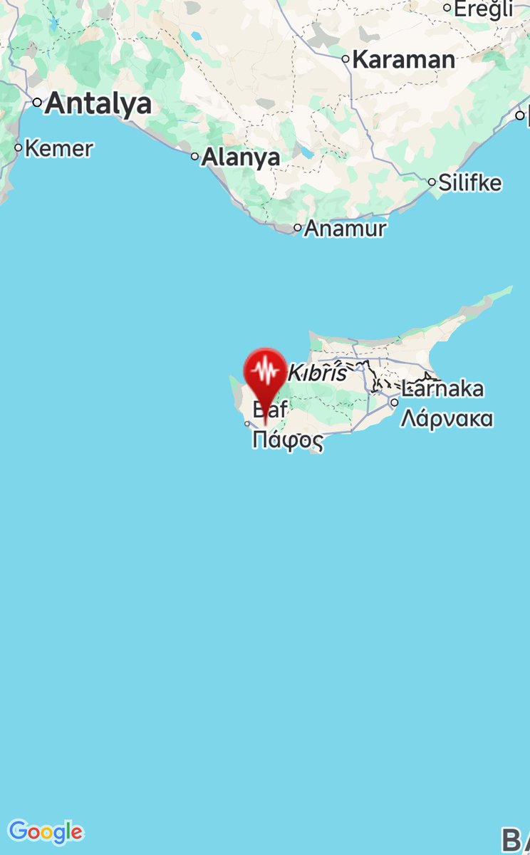 MERKEZ (K.K.T.C.) bölgesinde 4.5 büyüklüğünde #deprem meydana geldi! (Kaynak: Emsc) Uygulama Linki: deprembilgisistemi.com