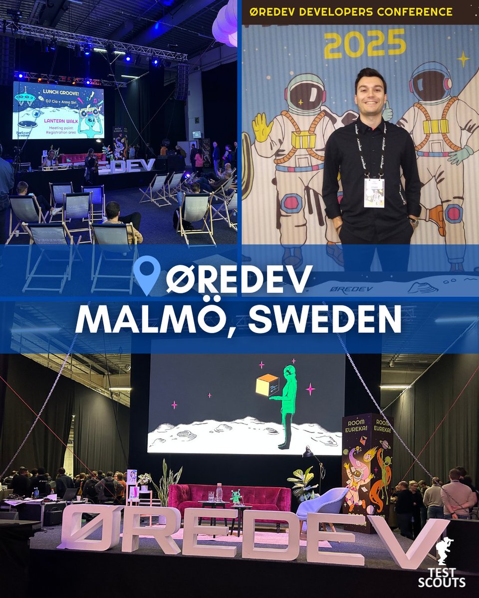 testscouts's tweet photo. 🚀 Test Scouts iväg på konferenser!

Test Scouts har varit representerade på två inspirerande konferenser nyligen – Øredev i Malmö och AutomationSTAR i Amsterdam 🌍

🔗https://t.co/tsGlV7G0FV

#testscouts #softwaretesting #QA #conference #Oredev2025 #AutomationSTAR2025 https://t.co/FWW3xBOK3a