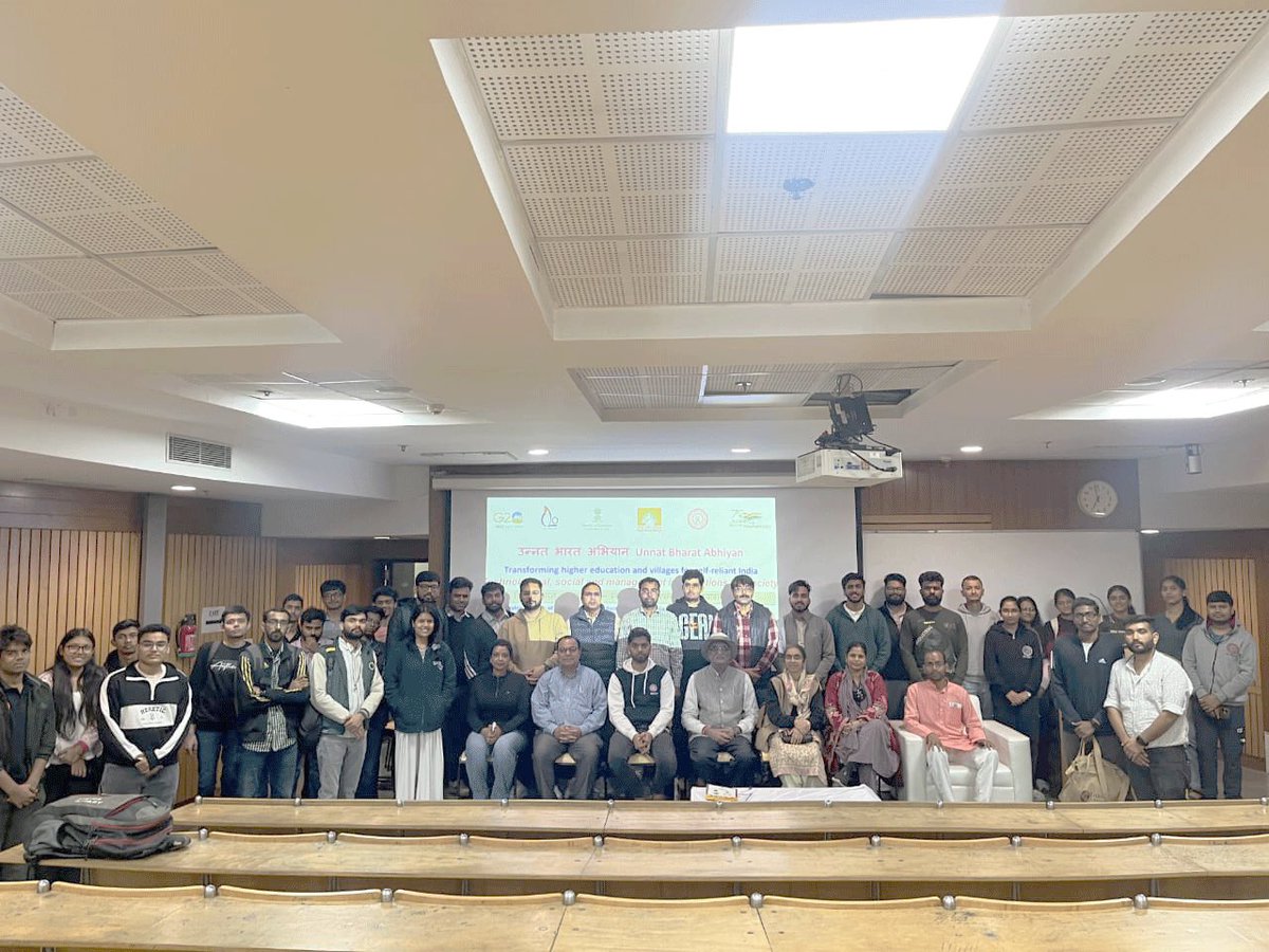 iitdelhi's tweet image. Unnat Bharat Abhiyan Completes 11 Successful Years of Transforming Rural India Through Higher Education Institutions

Unnat Bharat Abhiyan (UBA), a flagship national initiative of the Ministry of Education, Government of India, celebrated its Foundation Day on November 11, 2025,…