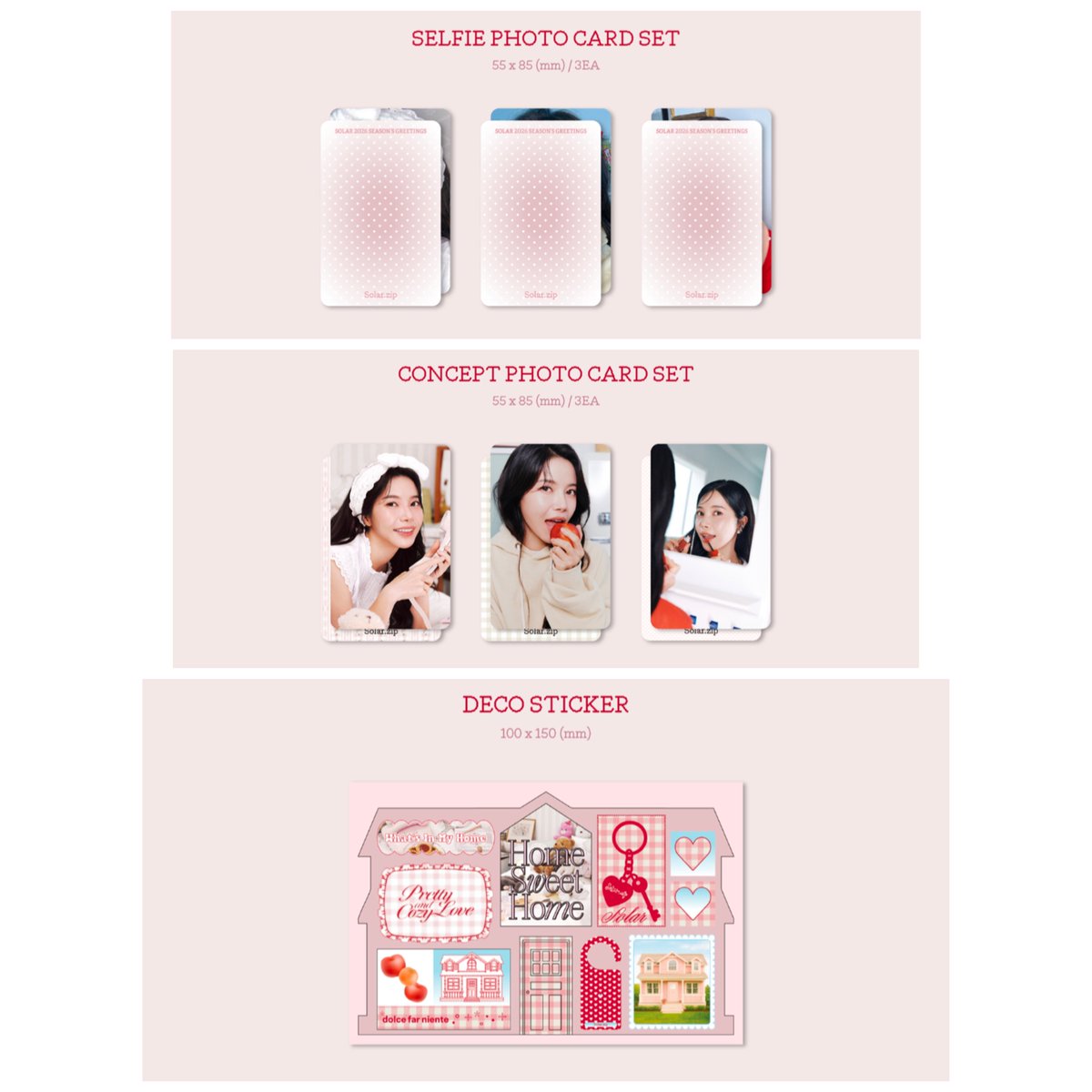 cikinmoss's tweet image. SOLAR 2026 SG Loose Set

📌EXCLUDE LOCAL POSTAGE

•Outbox+Desk Cal+Folded Poster - RM30
•Brochure+Postcard Set+Mini Poster Set - RM30
•Selfie pc+Concept pc+Deco Sticker - RM70
•Monthly P+Digital P+POB Set - RM45

Limited slots, DM if interested🤗

#pasarmamamoo #solar