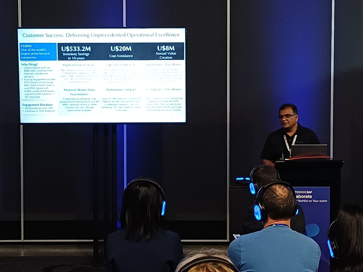 PiLog_group's tweet image. AI success starts with trusted, governed &amp;amp; harmonized data — and you can depend on #PiLog. 

At #MasteringSAP, Ashish Modi highlights how “bad data” leads to bad AI outcomes.

Join us at Booth B-7 to explore smarter #DataGovernance &amp;amp; #MDM with PiLog.

#DataQuality #SAP #MDMcloud
