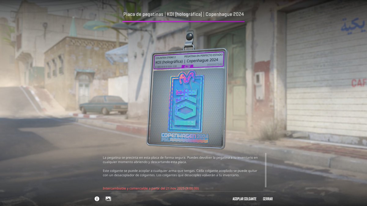 sendohCS's tweet image. 100% tocaba guardar un recuerdo del Primer Major de CS2 de los chavales 🫡