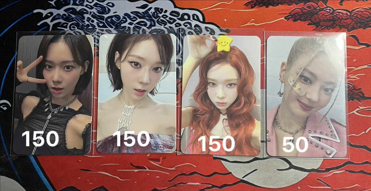 wts lfb ph

Winter and Lia pc

-Onhand
-Prio payo / 1 week dop w/nrdp
-X sensi &amp; X rush shipping
-Reply/DM 'Mine' to claim

mop: gcash/maya 
mod: jnt

🏷️aespa itzy winter lia
