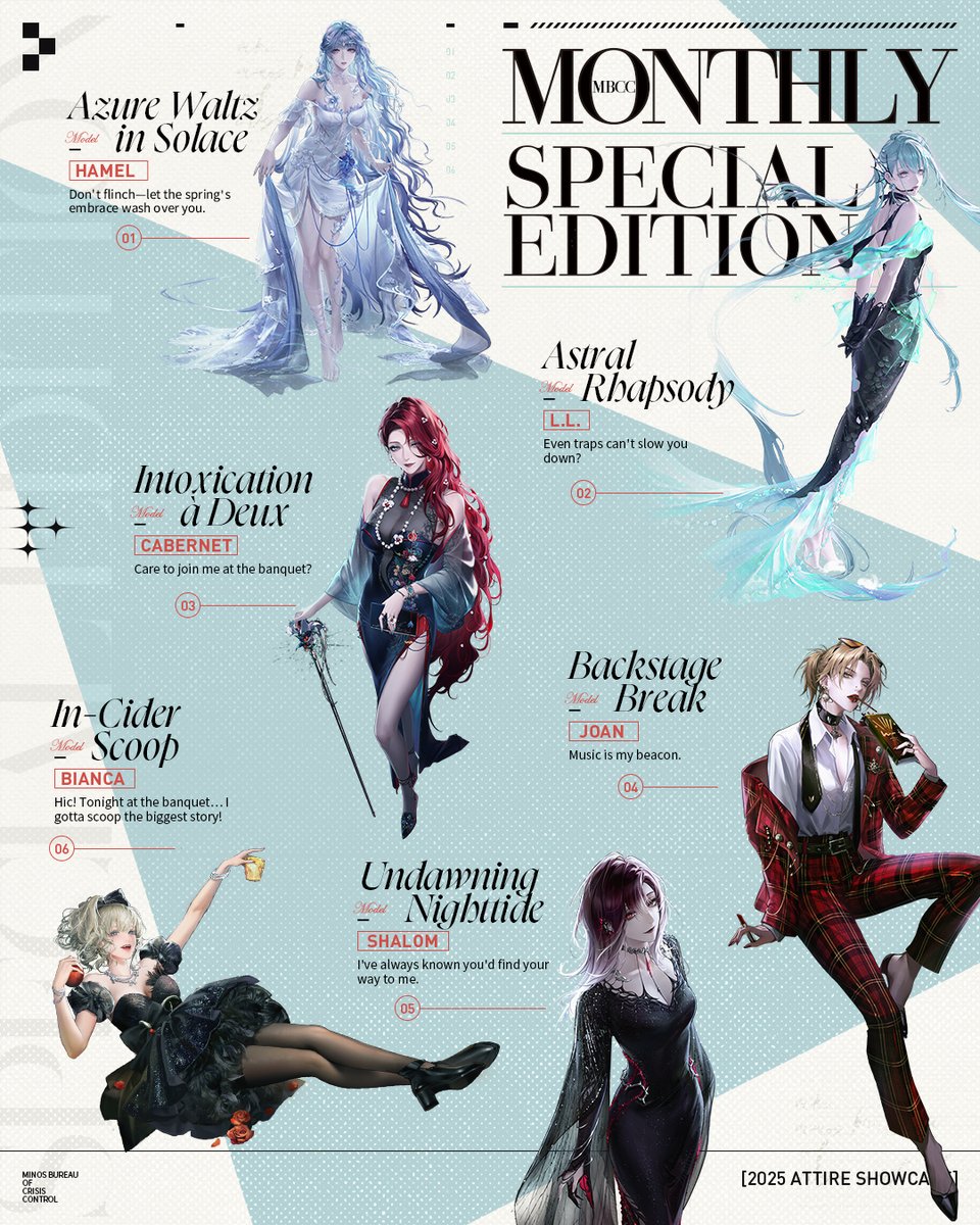 PathtoNowhereEN's tweet image. ■ MBCC Monthly — 2025 Attire Showcase 02/03

What fashions have graced the halls of Path to Nowhere in its third year?

▼ Check out the Monthly and pick up some style tips

#PathtoNowhere #PTN #ShatteredBlade #PTNTurns3