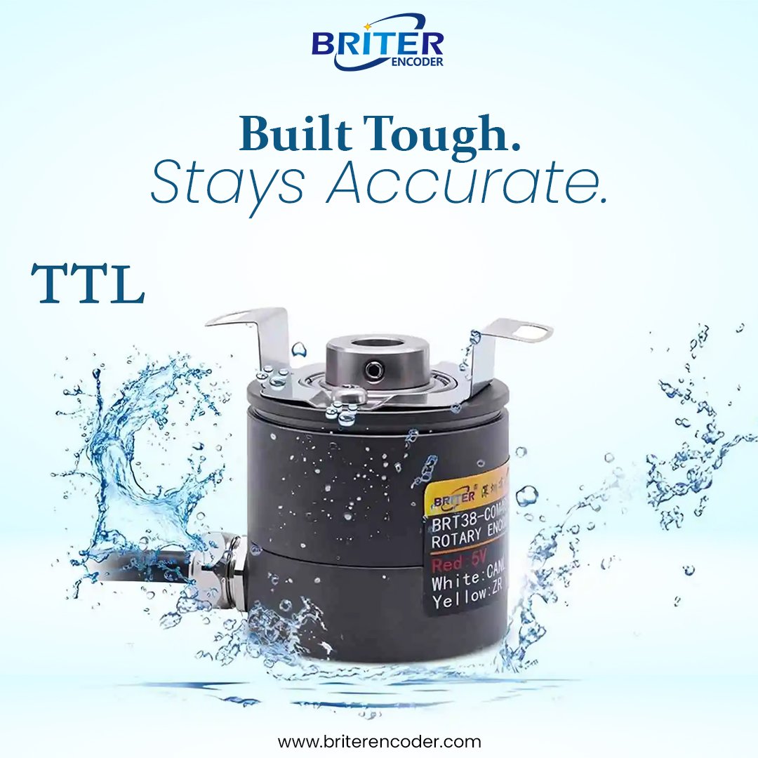 briterencoderr's tweet image. Our Waterproof TTL Absolute Rotary Encoder (IP68) delivers singleturn &amp;amp; multiturn accuracy with power-off memory – reliability you can count on.

Shop Now- .briterencoder.com/.../waterproof…...

#RotaryEncoder #AbsoluteEncoder #IndustrialAutomation #WaterproofEncoder #AutomationSolutions