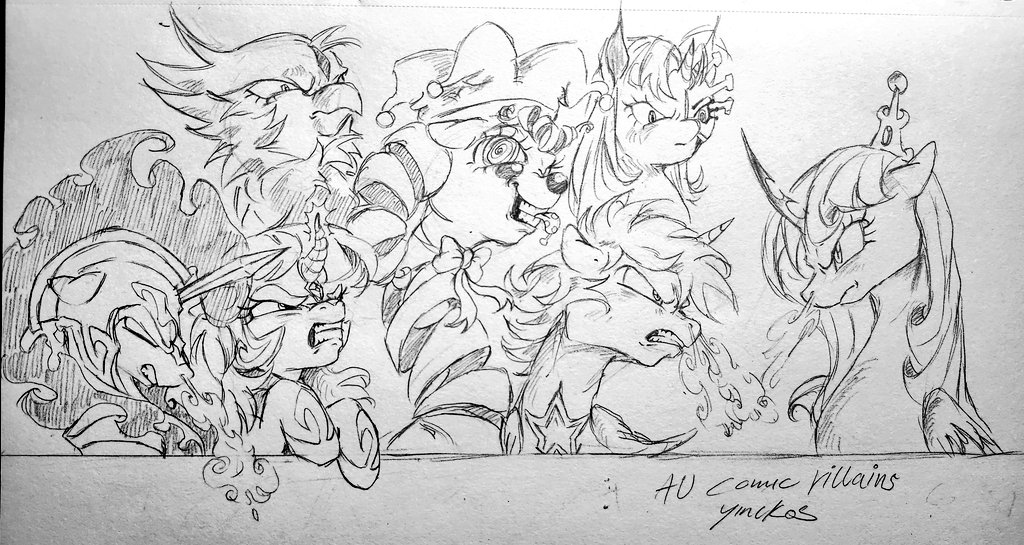 yinckos's tweet photo. Some of the villains for my mlp wip comic au lol #mlpfim #mlptwt #mlp #mlpfanart #mlpart #mlpocs #mlpoc #mlpau #comic #myart #myartwork #myocs #bleh #uh #smallartist #mlpartist https://t.co/HFevO370R4