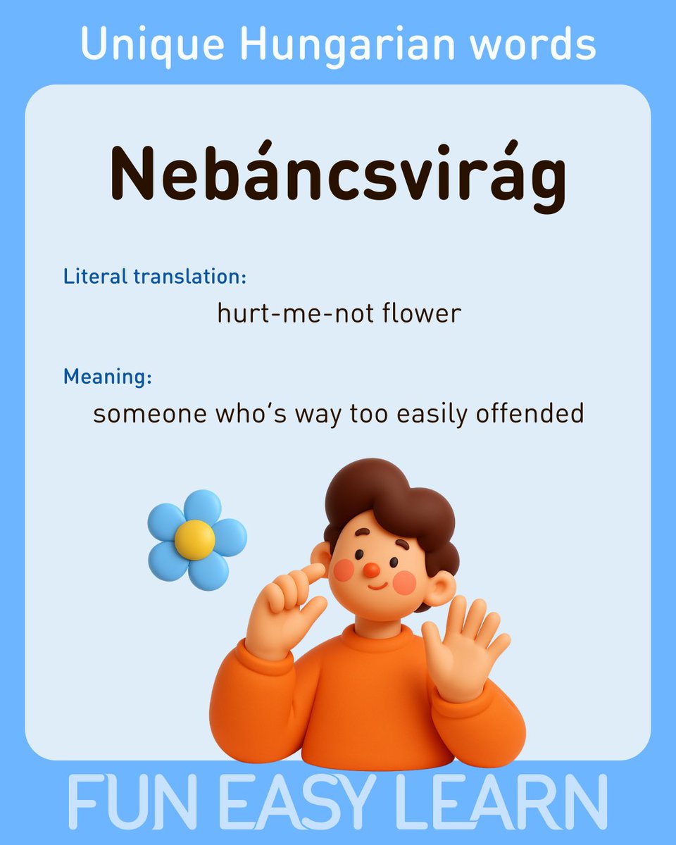 FunEasyLearn's tweet image. Happy #HungarianLanguageDay!🎉

Did you know #Hungarian has #words for every kind of person you’ve ever met?😄

👇Find four of them below &amp;amp; tell us — which one have you met in real life?

Discover more Hungarian #vocabulary in our free #course:
🇭🇺funeasylearn.com/learn-hungarian