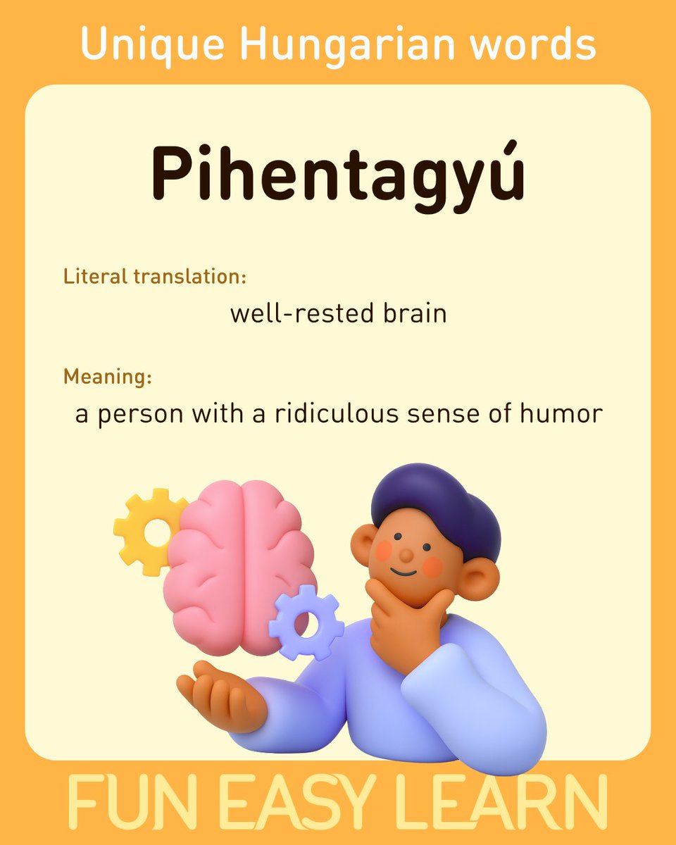 FunEasyLearn's tweet image. Happy #HungarianLanguageDay!🎉

Did you know #Hungarian has #words for every kind of person you’ve ever met?😄

👇Find four of them below &amp;amp; tell us — which one have you met in real life?

Discover more Hungarian #vocabulary in our free #course:
🇭🇺funeasylearn.com/learn-hungarian