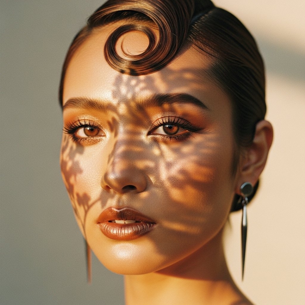 fiddlart's tweet image. Editorial portraits with fine-art energy — light, texture, and mood crafted in Fiddl.art. 

A study in stillness and style. ✨

Create your own visuals at app.fiddl.art 

#FiddlArt #VisualArt #AIPortraiture