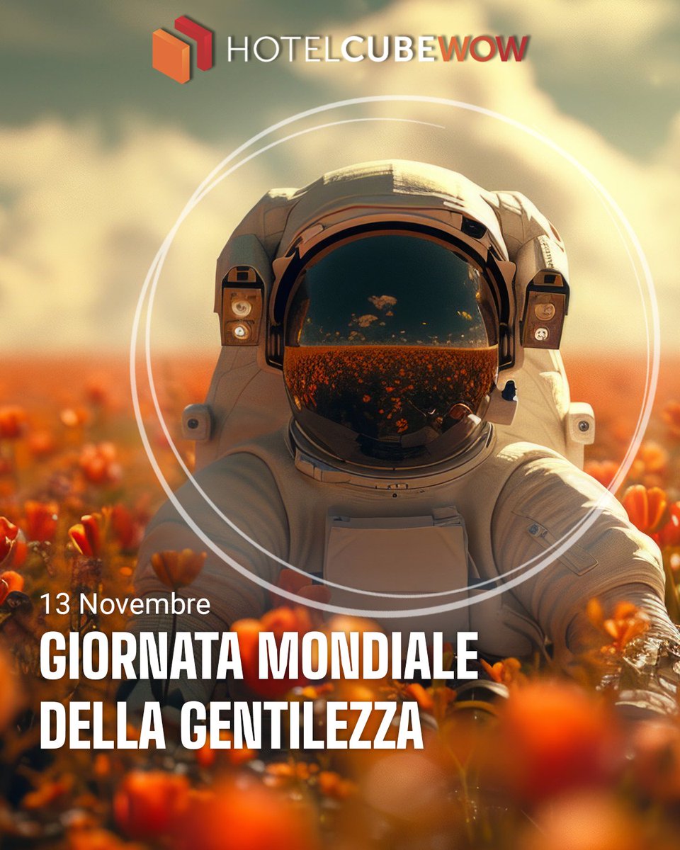 HOTELCUBE's tweet photo. Oggi è la Giornata Mondiale della Gentilezza. ✨

Oggi celebriamo chi affronta questa missione ogni giorno. 🚀
Grazie in particolare a chi resta in orbita, senza mai perdere il contatto. 🫶

#WorldKindnessDay
#GiornataMondialeDellaGentilezza https://t.co/39kcO12zSq