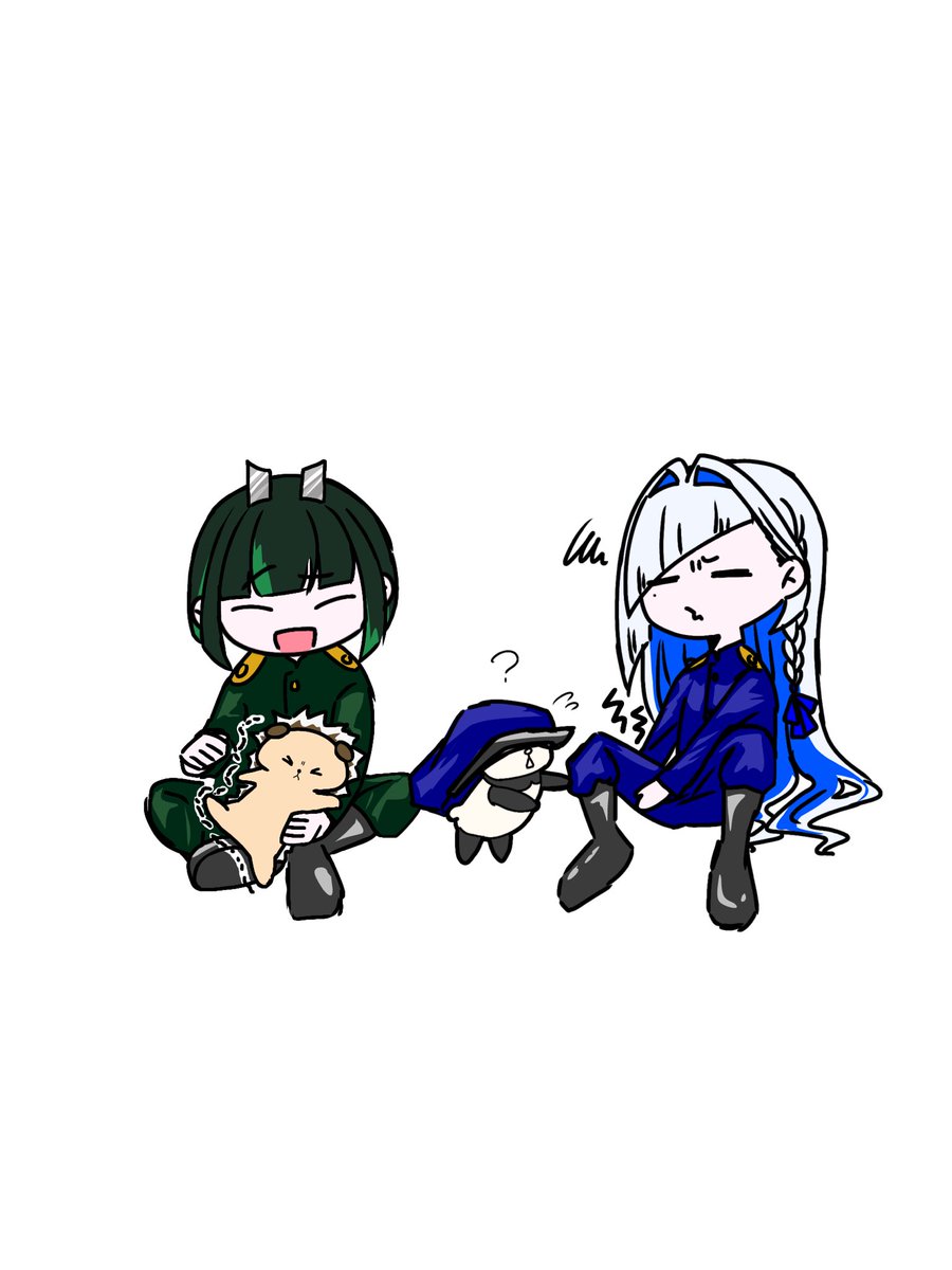 Hanawo_Blue's tweet photo. おまけ https://t.co/YEoVT36SIR
