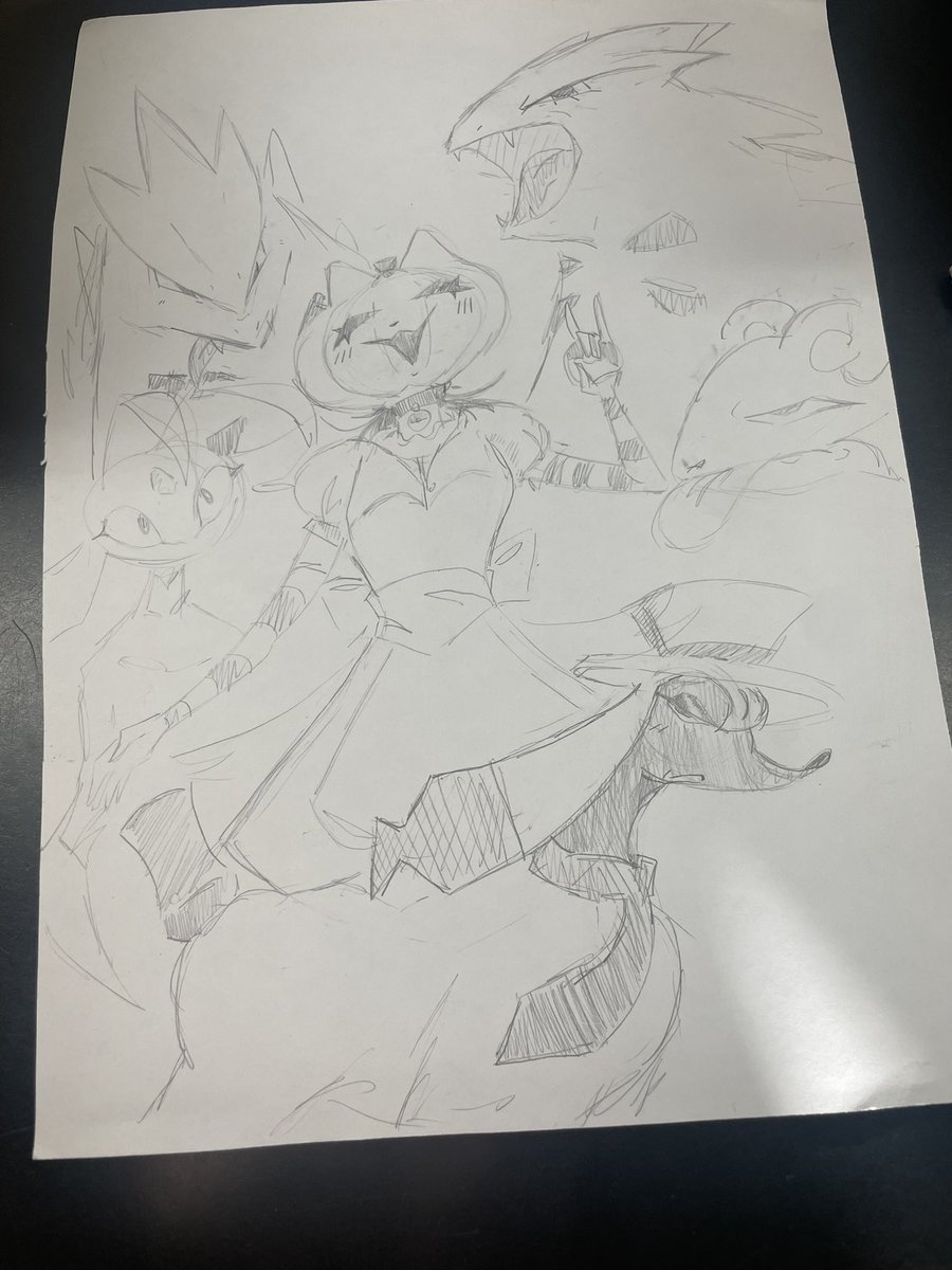 StuckWashing's tweet image. Pokémon Trainer sketch, it was very fun.