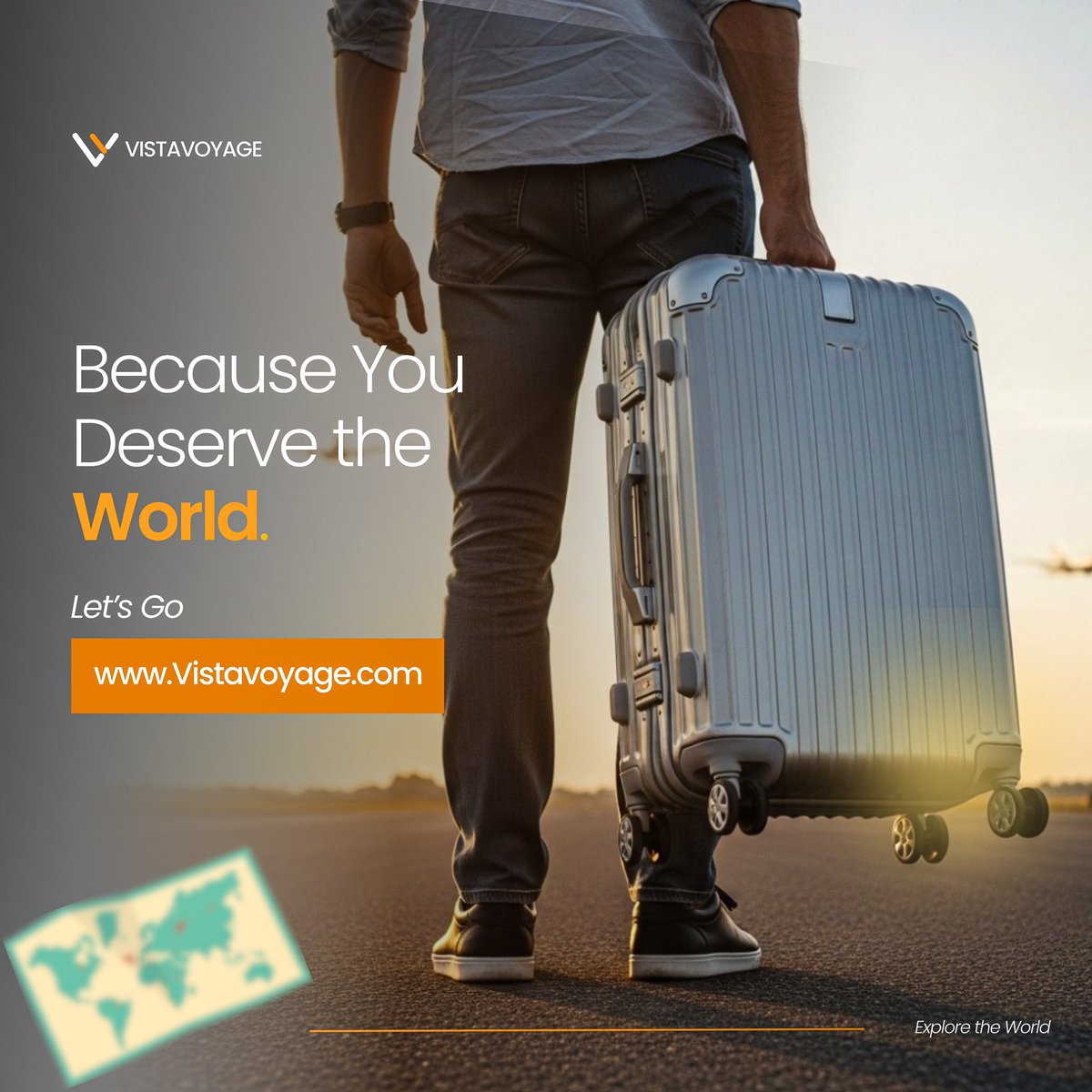 AhmodMustopha's tweet image. My Entry for Day 3 

A social media design for a traveling agency Vistavoyage.

The world is full of views worth seeing. 
Start your next chapter with Vistavoyage, where every trip is a story waiting to happen. 

#Tarius5daysChallenge