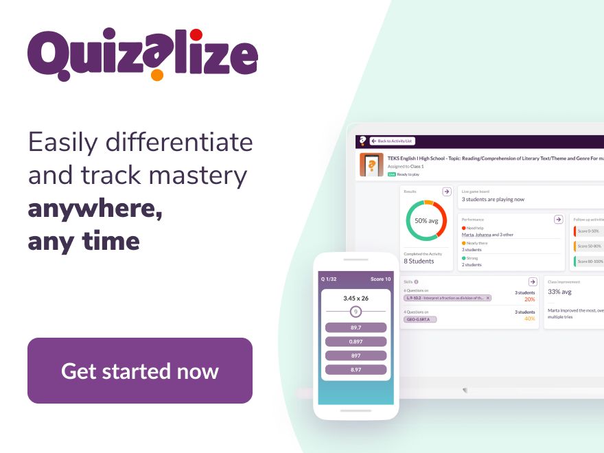 Struggling to engage students in grammar? We've created 60 free grammar review games on Quizalize.com that combines learning with gaming.

buff.ly/evjfVoO 

#homeschool #homeschooling #edchat #englishteacher #k12education #teachersofX #teachertwitter #edutwitter