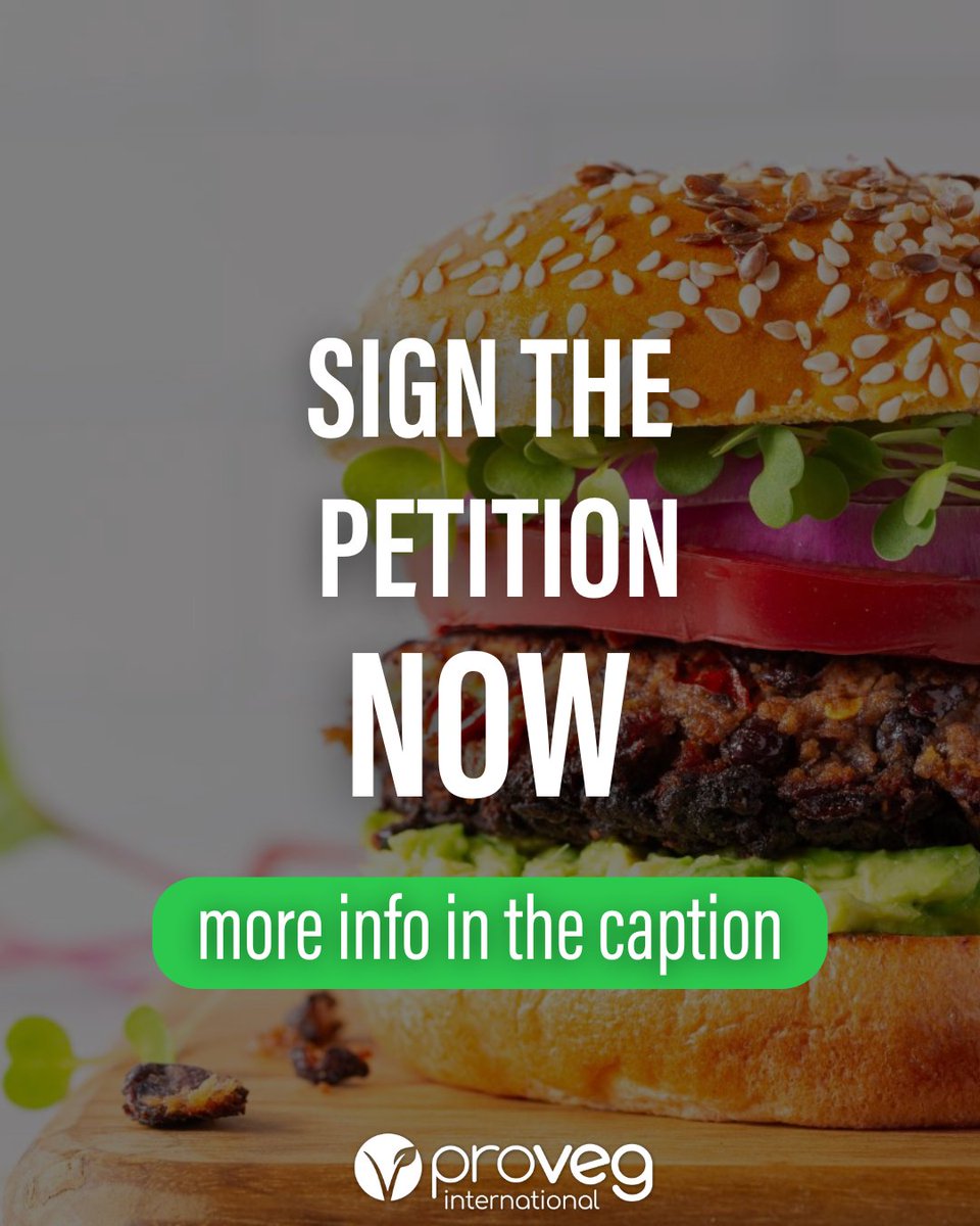 Your "veggie burger" might have to change its name to a "vegetable disc" in the EU! This restriction is an attack on consumer choice, innovation &amp; the growing plant-based market.

🖊️ Sign the petition to show there is #NoConfusion about plant-based labels: hubs.ly/Q03SmBgR0