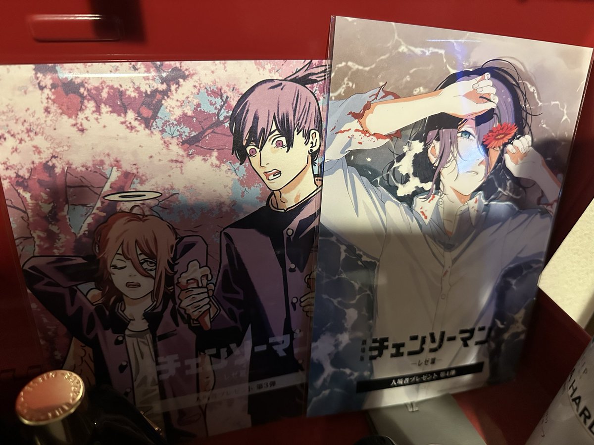 abiru_pk's tweet photo. チェンソーマンレゼ編3回目行こうかなぁ🎞️
めっちゃ良かったし特典第5弾もほしいし
行っちゃうかな🤔
自分の中で歴代トップクラスに好きな映画になってしまった
アニメ映画というか個人的には芸術に近い感覚🧠⚡️ https://t.co/bktTjl0hlS