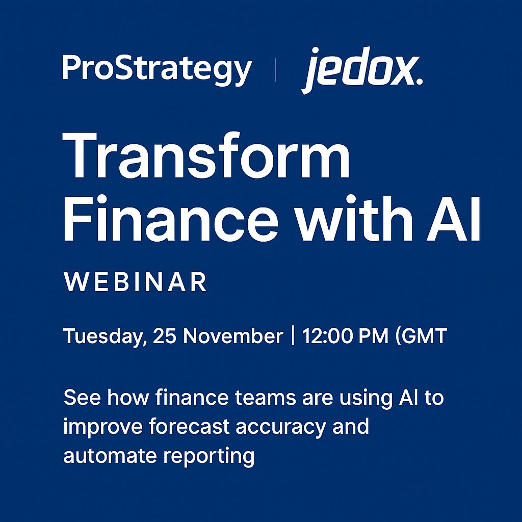 ProStrategy_IT's tweet photo. AI is changing finance in practice. 

Join @ProStrategy and @Jedox_Global to see how finance teams are using AI to improve forecasting and automate reporting. 

📅 25 Nov | 12:00 PM 

Register: https://t.co/fQ6XfBt05a 

#AIinFinance https://t.co/h6myDO0yeS