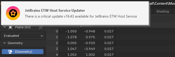 CraftyPickle's tweet photo. @JetBrainsRider Guys why does this popup appear and block my other programs?  At least let me snooze it from the popup ☹️ https://t.co/oPvUhogL51