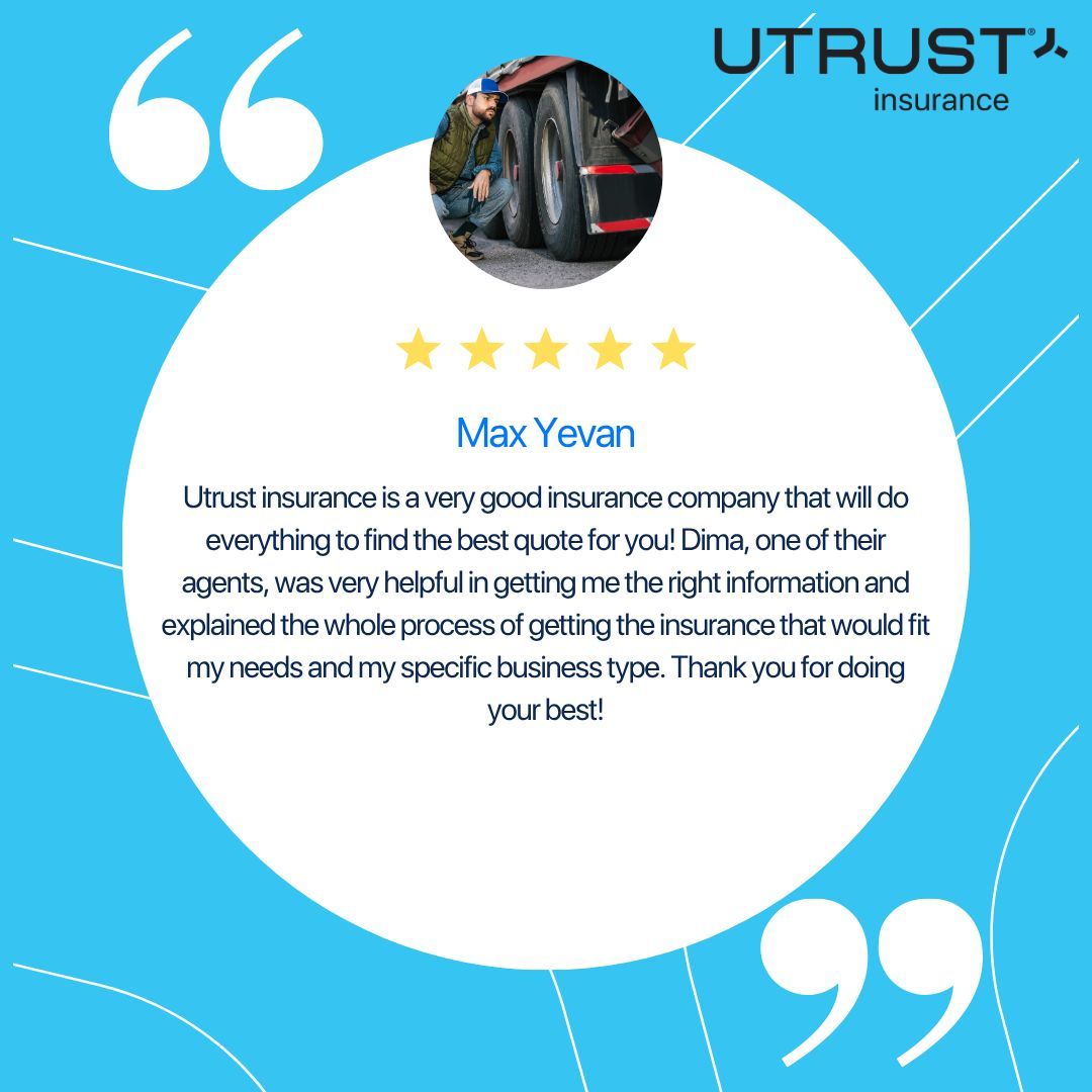 utrustinsurance's tweet image. We’re proud to share that another valued client just left us a glowing review🙌

At U Trust Insurance, we’re committed to understanding your business needs and delivering tailored solutions that keep you moving forward.

#UTrustInsurance