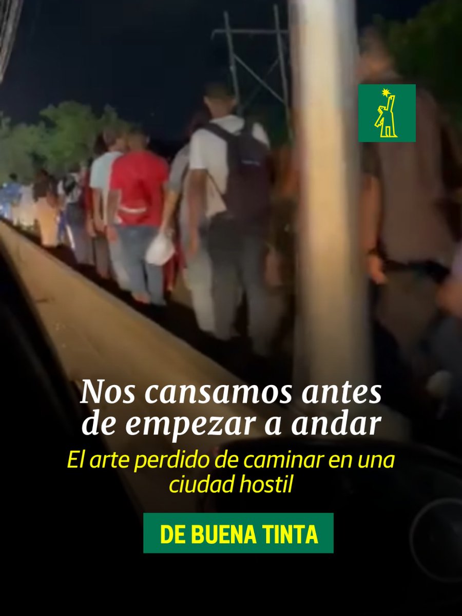 DiarioLibre's tweet image. 🖋 | #DeBuenaTinta | Al dominicano no le gusta caminar. Eso es una verdad tan grande como un tapón en la Kennedy a las seis de la tarde. Aquí se inventan mil excusas: que el sol quema, que el zapato aprieta, que el carro “está ahí mismito” o que “voy tarde”

🔗…