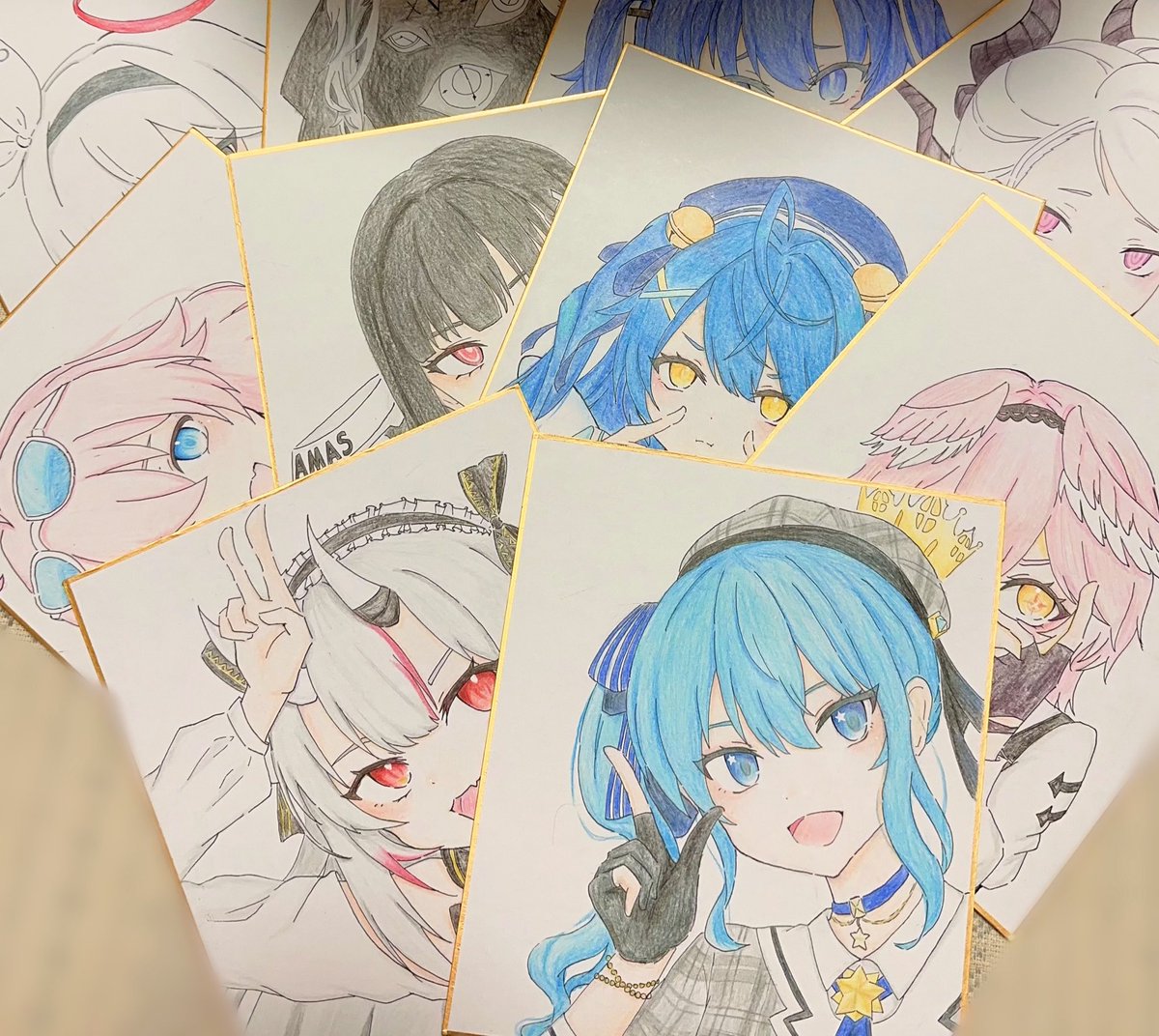 kosame_cccs's tweet image. - ̗̀📣色紙リクエスト募集✍🏻
冬コミ2日目 当日サークル来て下さる方
限定で色紙リクエスト受け付けます‼️
リプ又はDMにてお待ちしてます🌟🌟

細かいことについてはALTに書きました
ので確認お願いします🙏