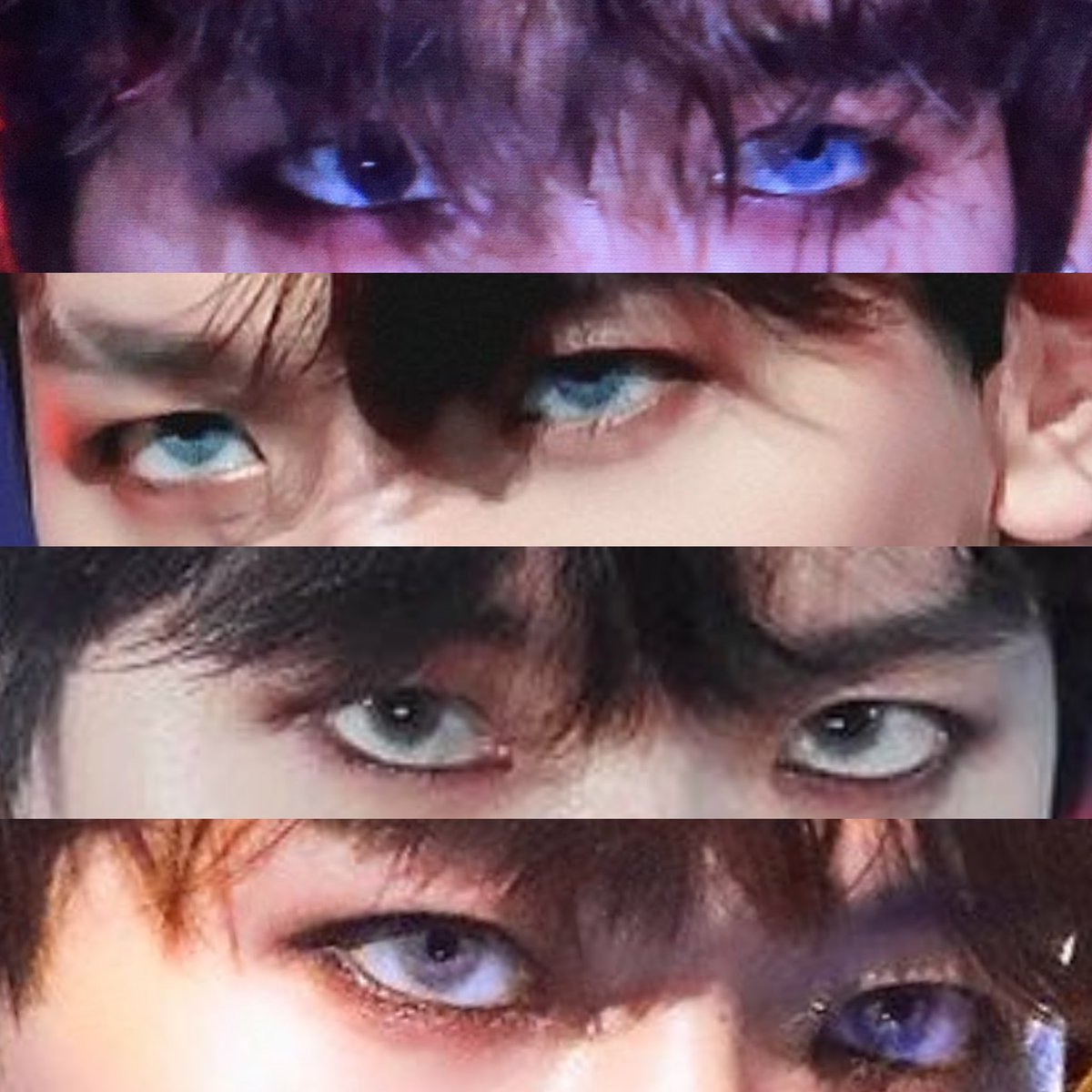 bhyunace's tweet photo. the duality of baekhyun's eyes https://t.co/cmup4P1pde