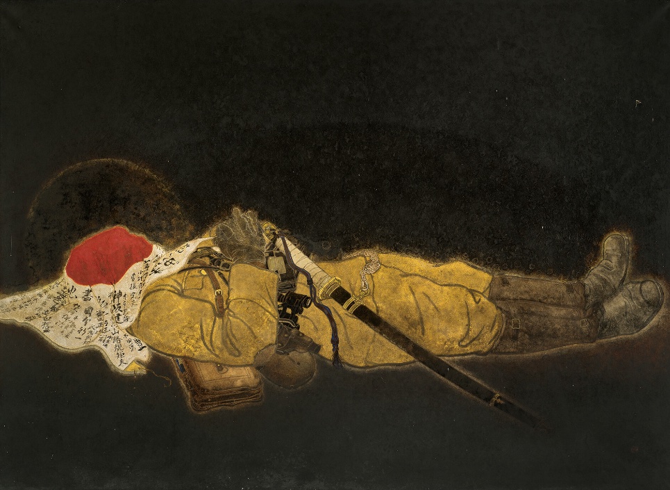 88_svx's tweet image. 小早川秋聲の『國之楯』。

こうした絵画も「国旗損壊罪」に該当するだろう。何しろ明確な基準がないのだ。当局の主観で何とでもなる。