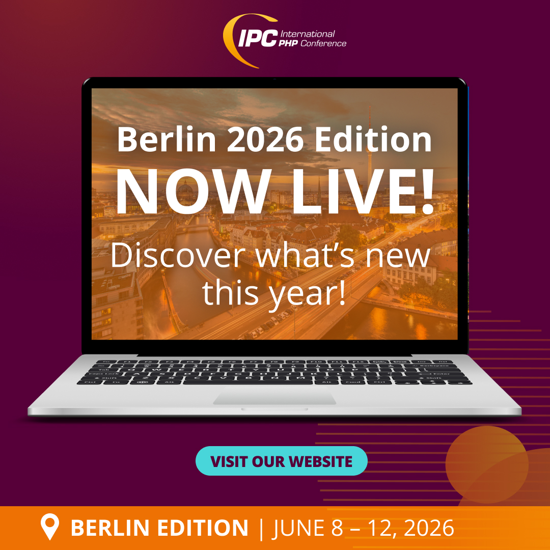 phpconference's tweet image. 📢 IPC Berlin 2026 is BACK!
📅 June 8–12 | Maritim proArte Berlin or Online

💻 8 PHP &amp;amp; web dev tracks
🤝 14K+ developers

💡More Info: phpconference.com/berlin-en/?utm…

#IntPHPcon #PHP #WebDev #Berlin