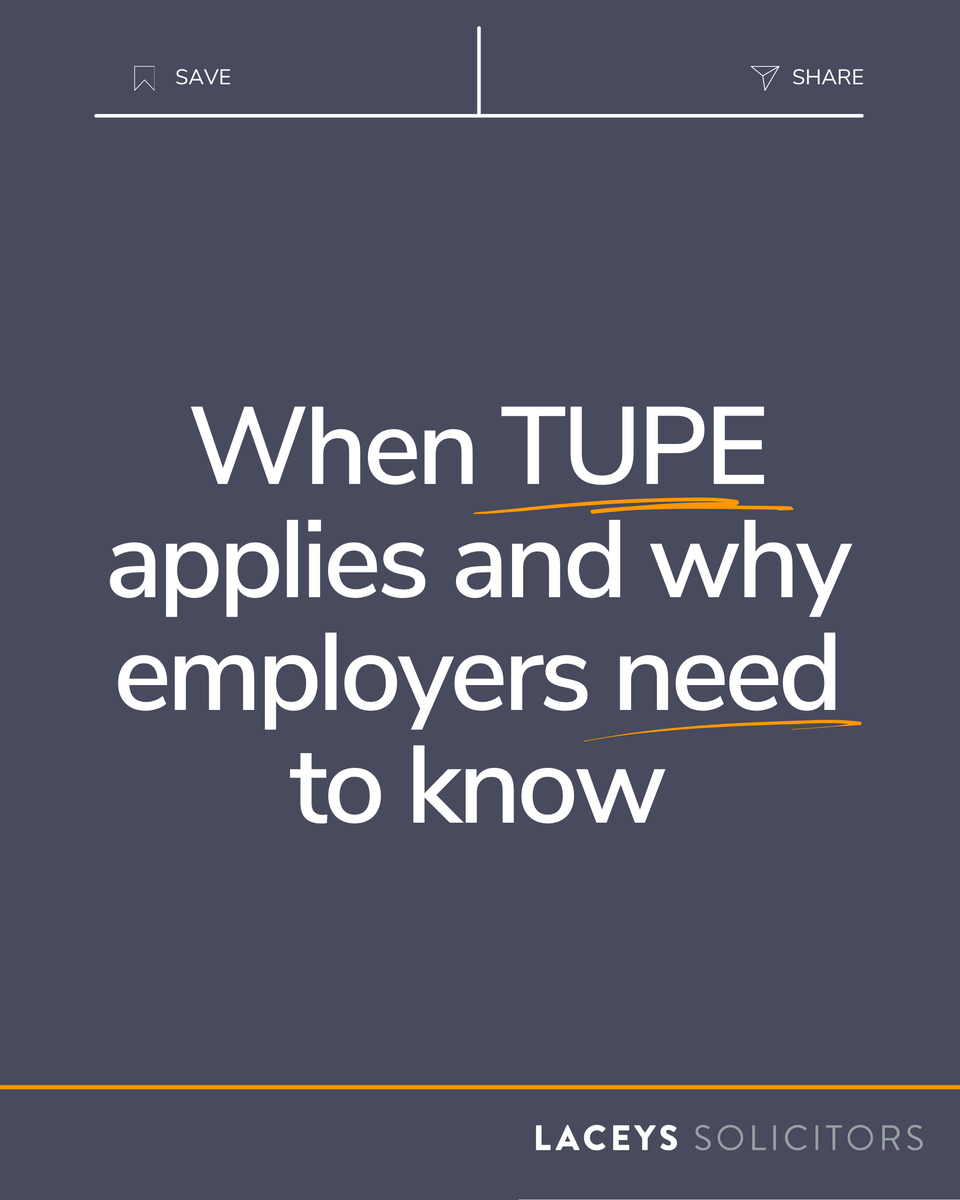 TUPE can catch employers off guard, but understanding when it applies is crucial for your business.

Read our full article here on when TUPE applies and why you as an employer need to know.

bit.ly/4oWjuoa

#solicitors #legaladvice #solicitor #expertadvice