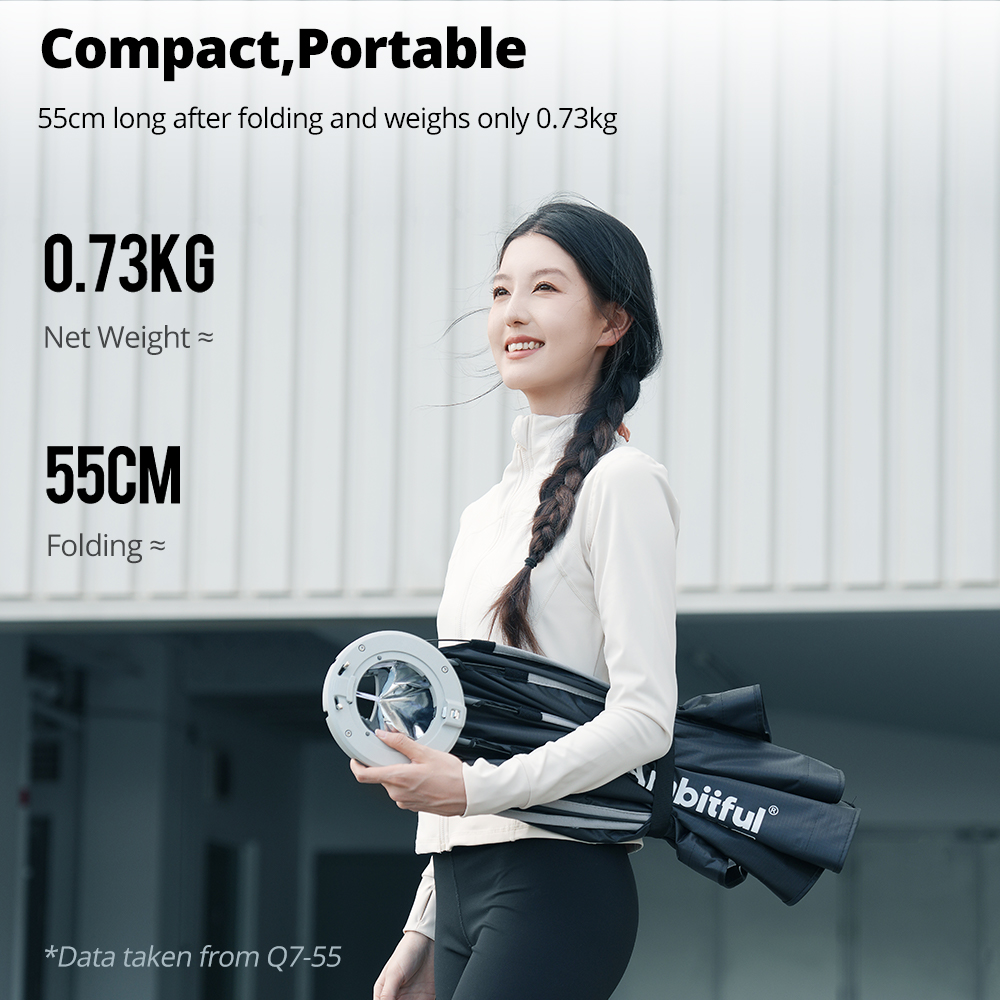 Ambitful1's tweet image. Lightweight. Portable. Professional.
The Ambitful Q7 Softbox = soft, even light wherever you go.
👉 ambitful.shop/products/ambit…

#Ambitful #Softbox #PhotographyTools #LightingEssentials