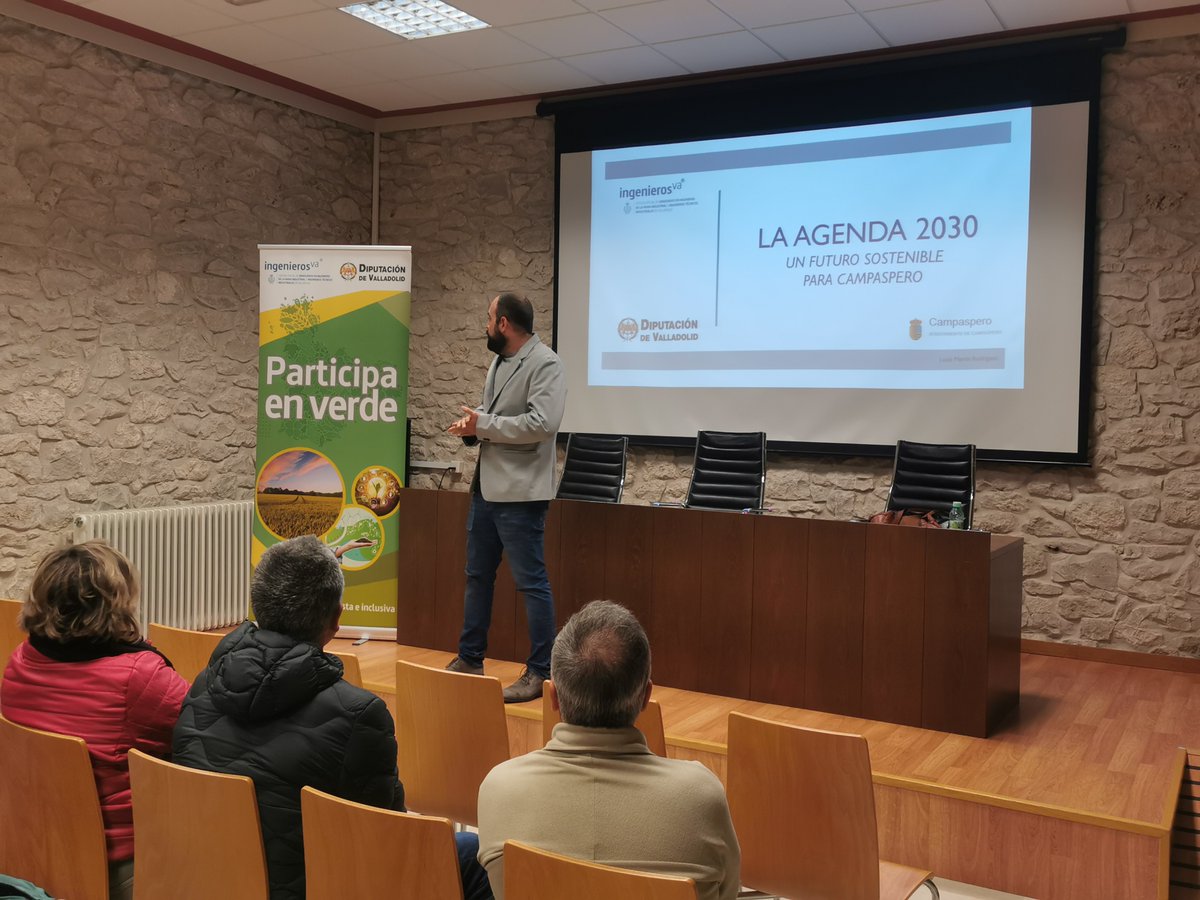 ingenierosva's tweet photo. La localidad de Campaspero ha acogido con éxito la primera de las jornadas de #ParticipaEnVerde 🌳 en este 2025.
Esta iniciativa de @ingenierosva y la @Dip_Va tiene como objetivo promover una transición energética justa e inclusiva en el medio rural de nuestra provincia. https://t.co/gLi6EAIEjy