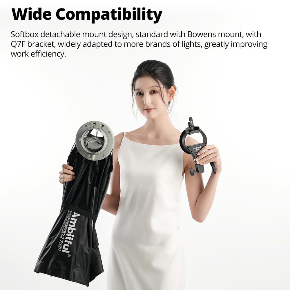 Ambitful1's tweet image. Lightweight. Portable. Professional.
The Ambitful Q7 Softbox = soft, even light wherever you go.
👉 ambitful.shop/products/ambit…

#Ambitful #Softbox #PhotographyTools #LightingEssentials