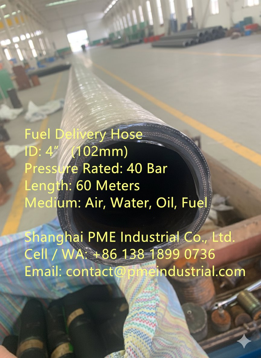 sh_pme's tweet image. Fuel Delivery Hose
4” x 40 Bar x 60 M
Medium: Air, Water, Oil, Fuel
pmeindustrial.com/4-inch-40-bar-…

Cell : +86 138 1899 0736
Email: contact@pmeindustrial.com
#FuelDeliveryHose #40BarIndustrialHose #Europeanindustrialhoss #fueltransfer #4inchfuelhose #pressuredeliveryhose