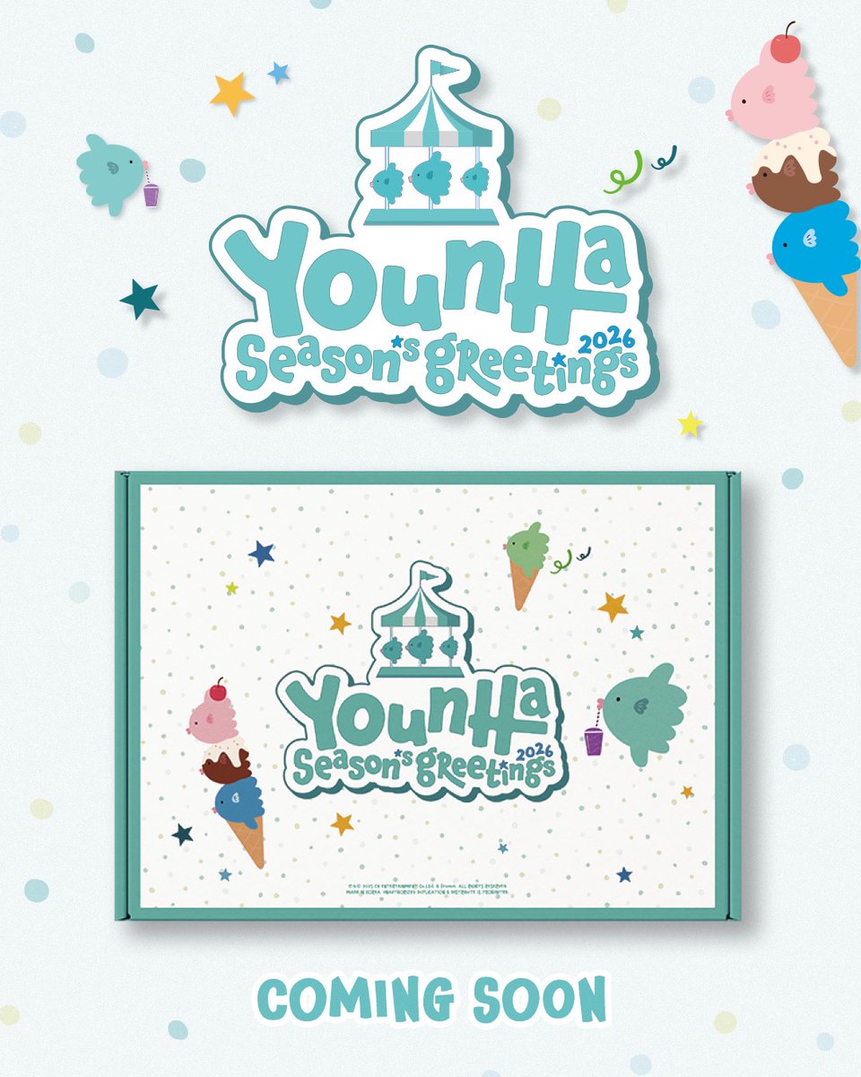 2026 YOUNHA SEASON'S GREETINGS 

Coming Soon 

#윤하 #YOUNHA #혜성은_지지않는다🌠 #윤하_홀릭스 #SeasonsGreetings #시즌그리팅