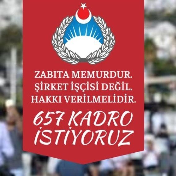 Belediye Şirket İşçisi Zabıtalar olarak
Devlet Büyüklerimize Sesleniyoruz
Aynı işi yaptığımz zabıta memurları ile
Aynı sosyal hak ve statüye kavuşmak istiyoruz. Yeni müjdeler bekliyoruz!
<a href="/RTErdogan/">Recep Tayyip Erdoğan</a>
<a href="/isikhanvedat/">Prof. Dr. Vedat Işıkhan</a>
<a href="/murat_kurum/">Murat KURUM</a> <a href="/csgbakanligi/">T.C. Çalışma ve Sosyal Güvenlik Bakanlığı</a>  
#sallandık 
#vurulmuş #deprem 
 Türkiye