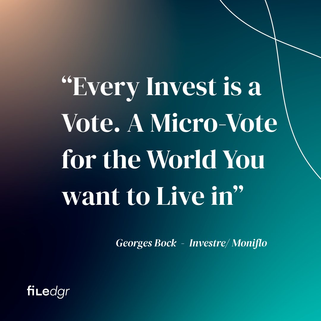 filedgr's tweet photo. ⚡️ INSIGHT: Every investment shapes reality.

In our latest World of Wonder – Next Gen ECO episode, @GeorgesBock (CEO of Investre / Moniflo) explains why sustainability isn’t about ESG labels—it’s about intention.

“Every investment is a vote. A micro-vote for the world you want to live in.”

Traditional finance optimized for returns.
Web3 lets us optimize for values.
With Moniflo, investors can align portfolios with the UN’s SDGs, exclude industries they don’t believe in, and support projects that match their personal ethics—all while keeping performance transparent and measurable.

This is where sustainability meets accountability.

Watch the full interview: Filedgr YouTube | Roku TV | Amazon TV | Google Play

A World of Wonder – Next Gen ECO production in partnership with:
@filedgr | @the_eco_channel | @MILCplatform  | @weltderwunder  | Rocket Blockchain | ABC:XYZ | NextG