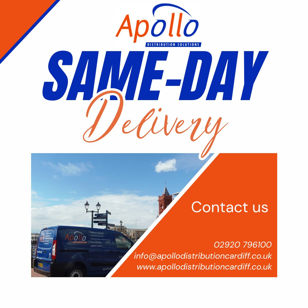 ApolloCardiff's tweet image. Need something delivered anywhere in the UK? We’ve got you covered. Fast, reliable collections and deliveries 24/7