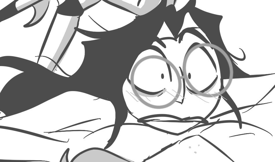 EMositeCC's tweet image. Uploaded the 1st doodle page of my Kofi goal :b
Again, nothing too spicy lol dont expect much other than mild nudity.