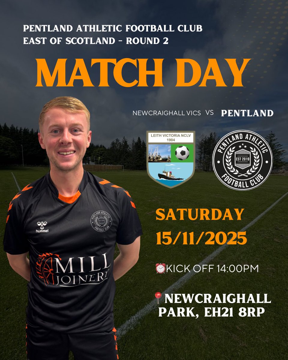 This Saturday we face <a href="/LeithVics1945/">Leith Victoria nclv</a> in the 2nd Round of the EOS Cup. 

Boys are still unbeaten this season, so looking to keep that running as long as possible 🙏🏼

Thankfully Saturday is looking dry, so if at a loose end, come down and support the lads 👏🏼⚽️