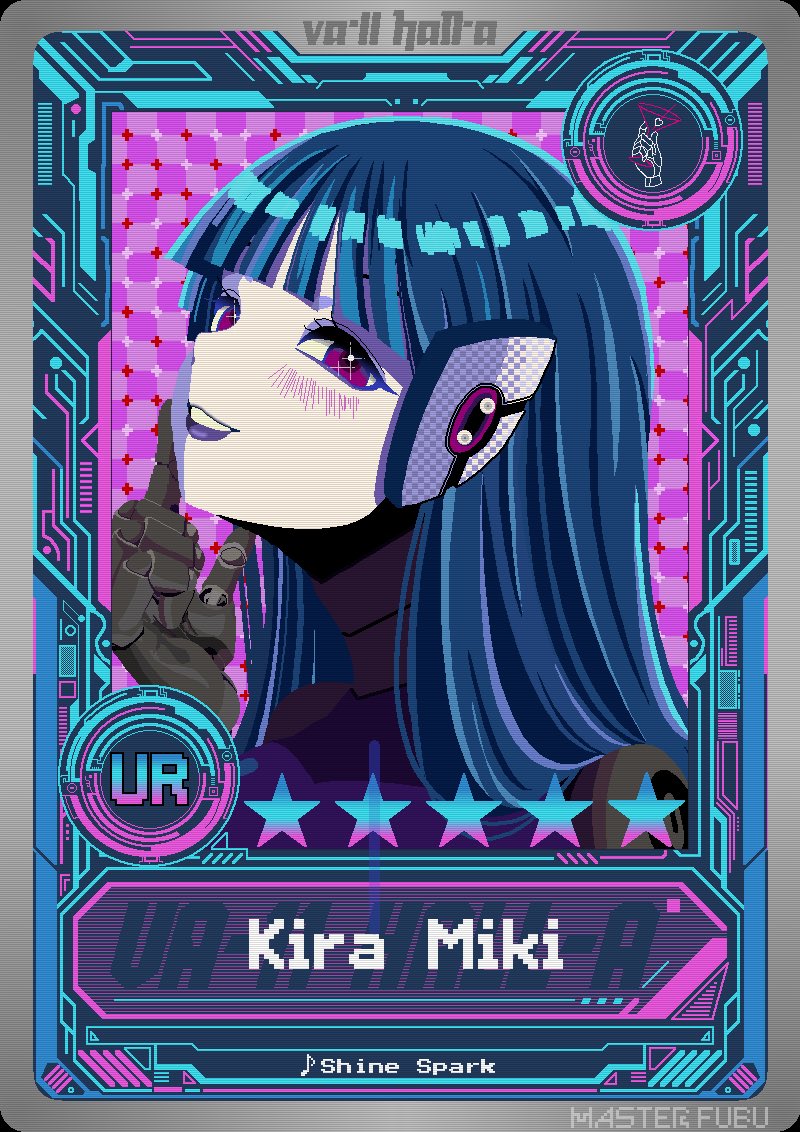 MASTER_FUBU's tweet image. ＃VA11HALLA #PixelArt #pixelart #kiraMiki #Cyberpunk #ドット絵

UR★★★★★