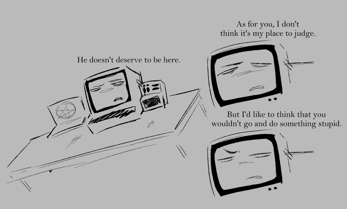 letvandzone's tweet image. roleswap au. big brother painter 😙