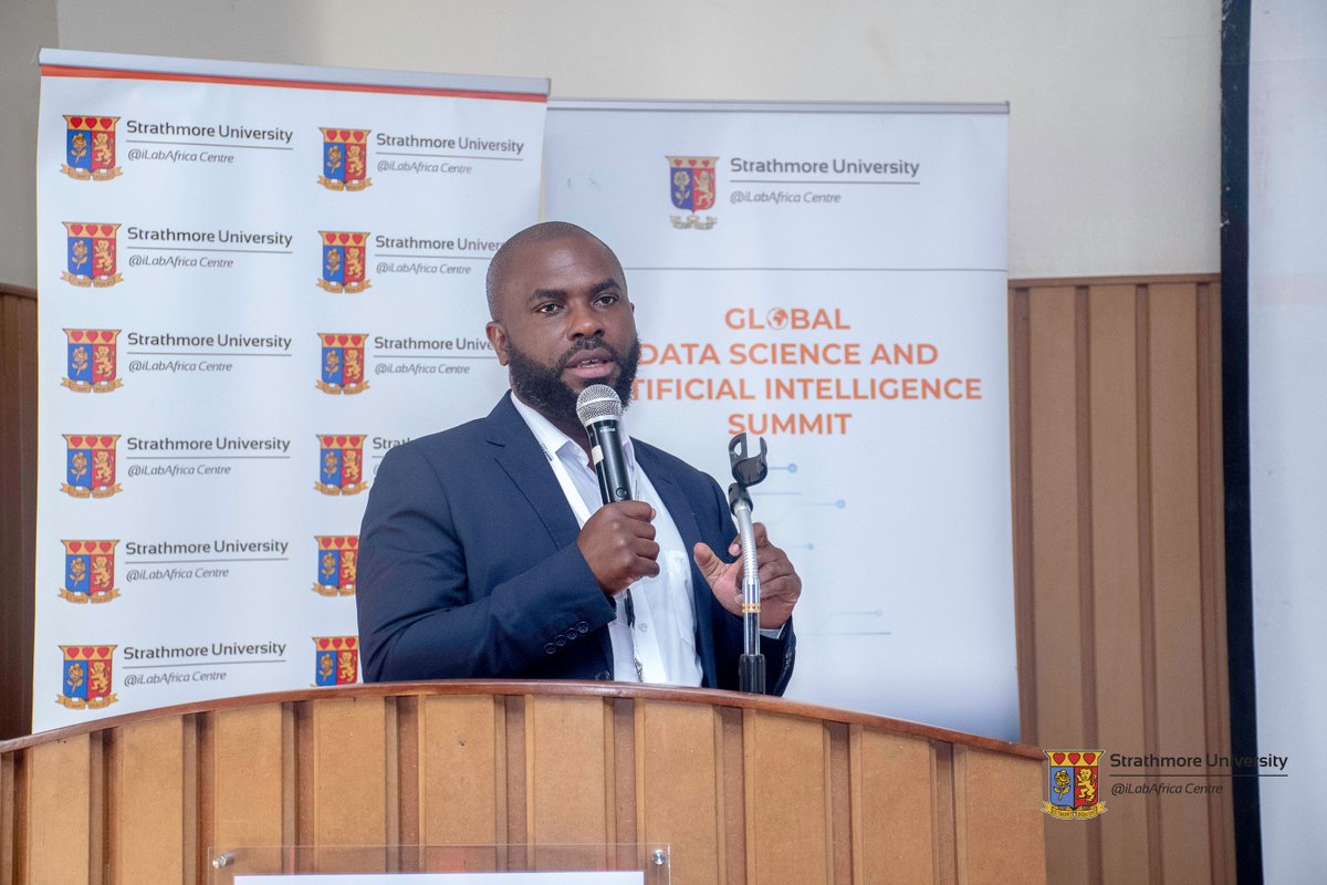 iLabAfrica's tweet image. “Let us stop waiting to see what AI will do to us, let us decide what we will do with AI.” Mr. Asila, Safaricom

#GDSAI2025 artificialIntelligence #Innovation #TechSummit #FutureOfTech #DigitalTransformation #AIinAfrica #BigData #TechLeadership